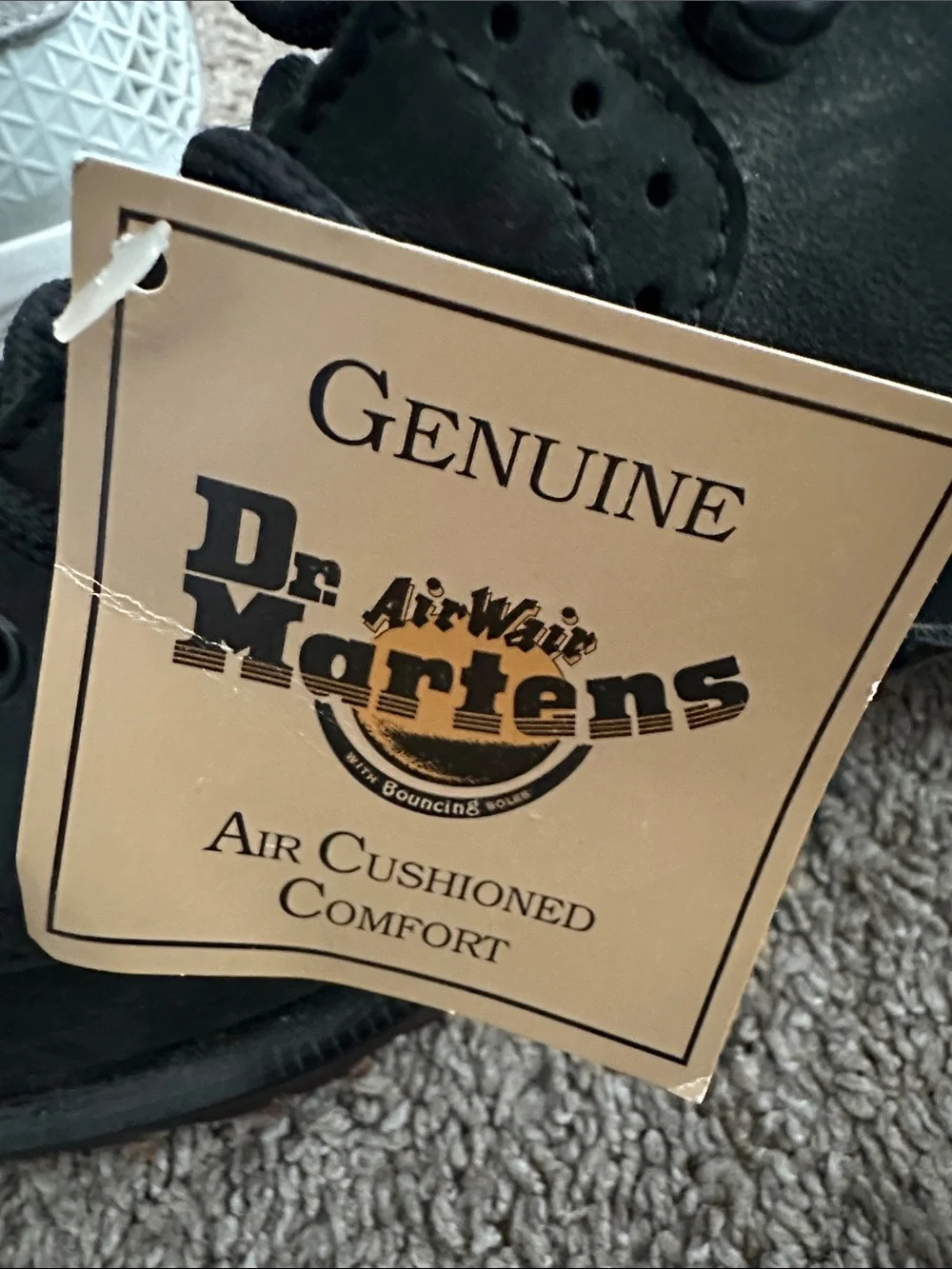 Dr. Martens Black Leather Derby Shoes with Lace-Up Closure